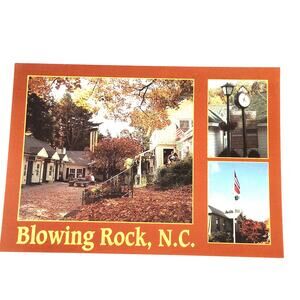 VTG Blowing Rock NC Multi‑View Postcard APS Catherine Joseph NOS